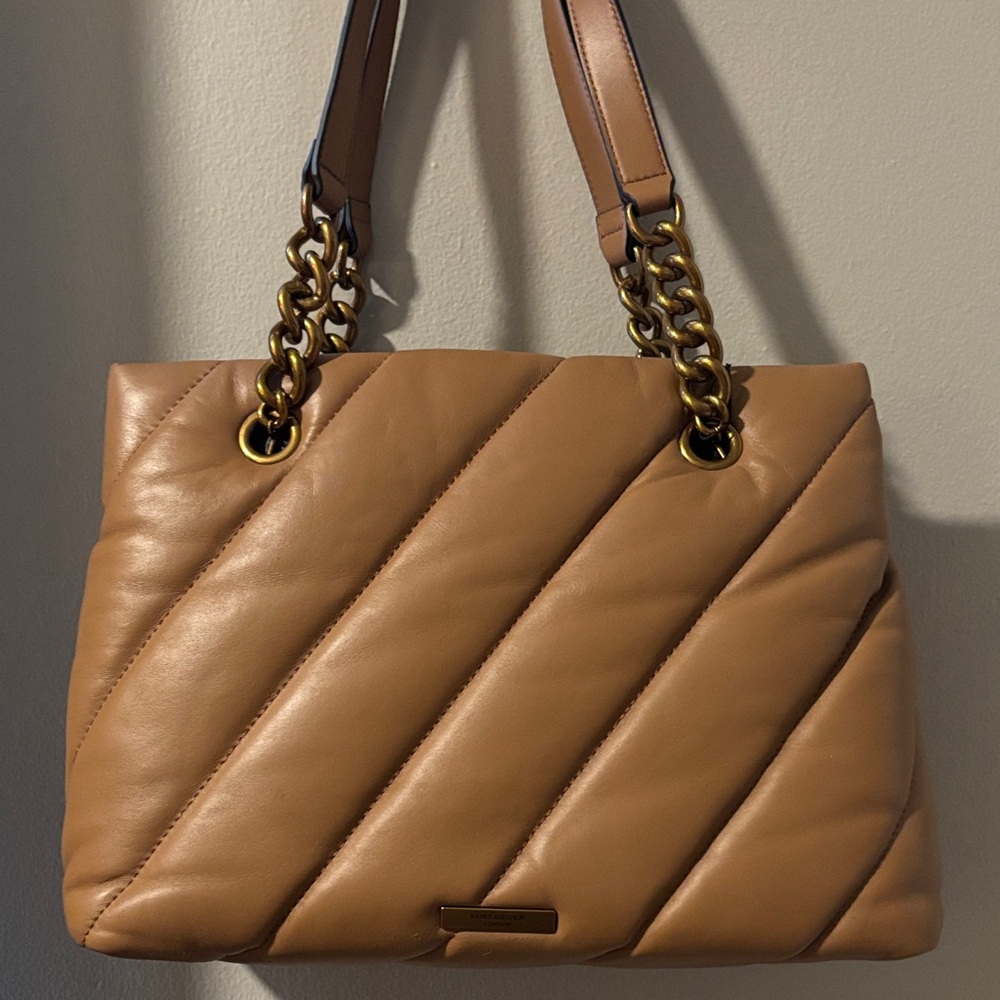 Kurt Geiger NWT Camel SoHo Shoulder Bag - Picture 5 of 13